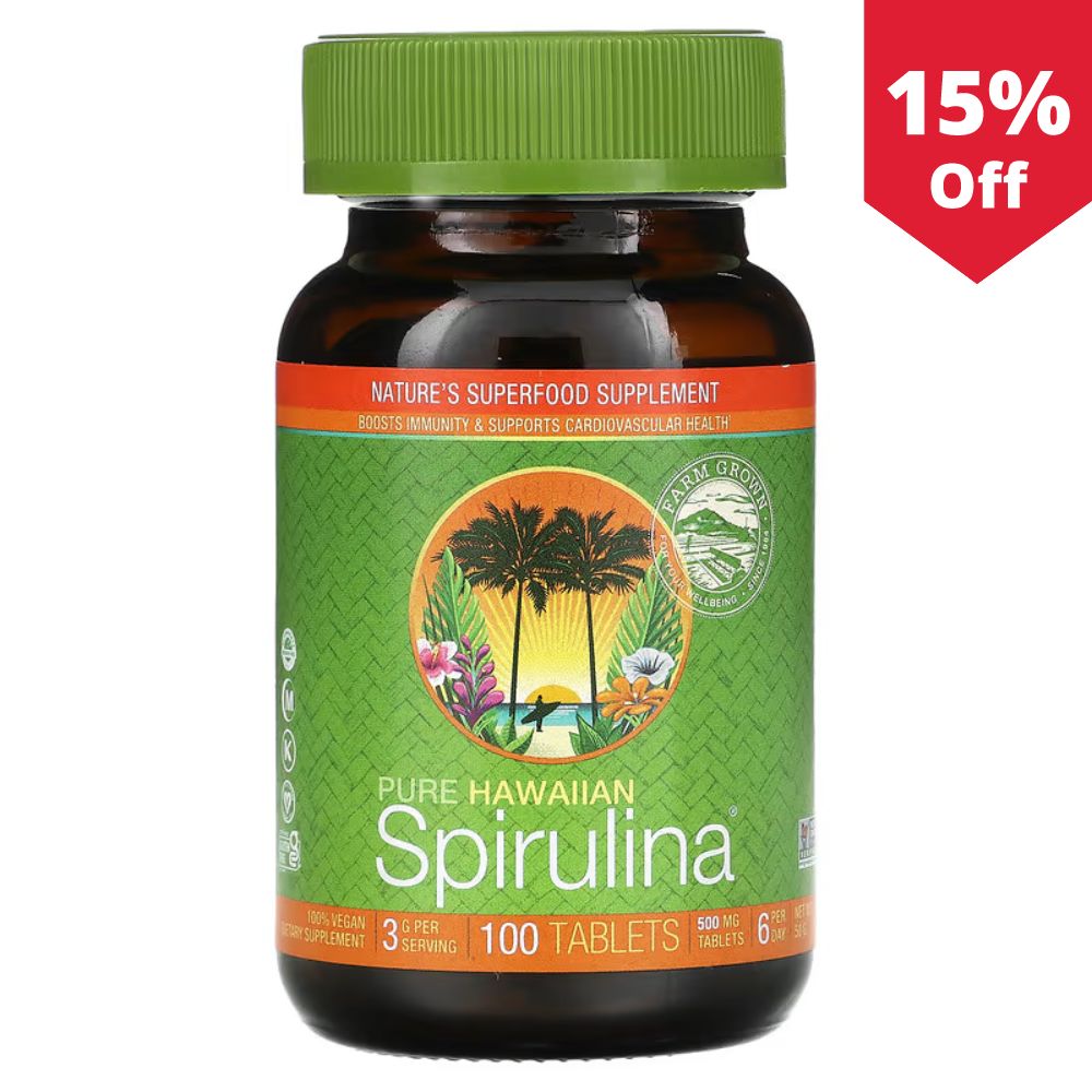 Pure Hawaiian Spirulina  (500 mg)
