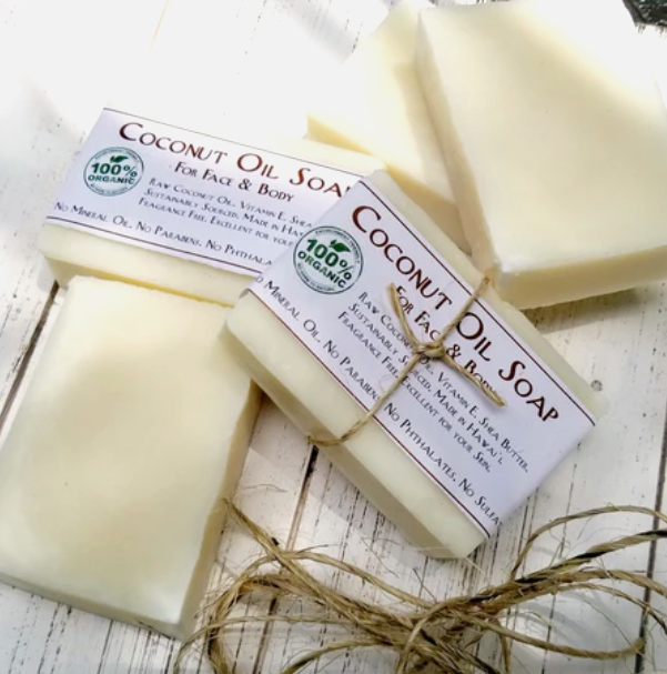Organic Coconut Oil Soap (4.5oz)